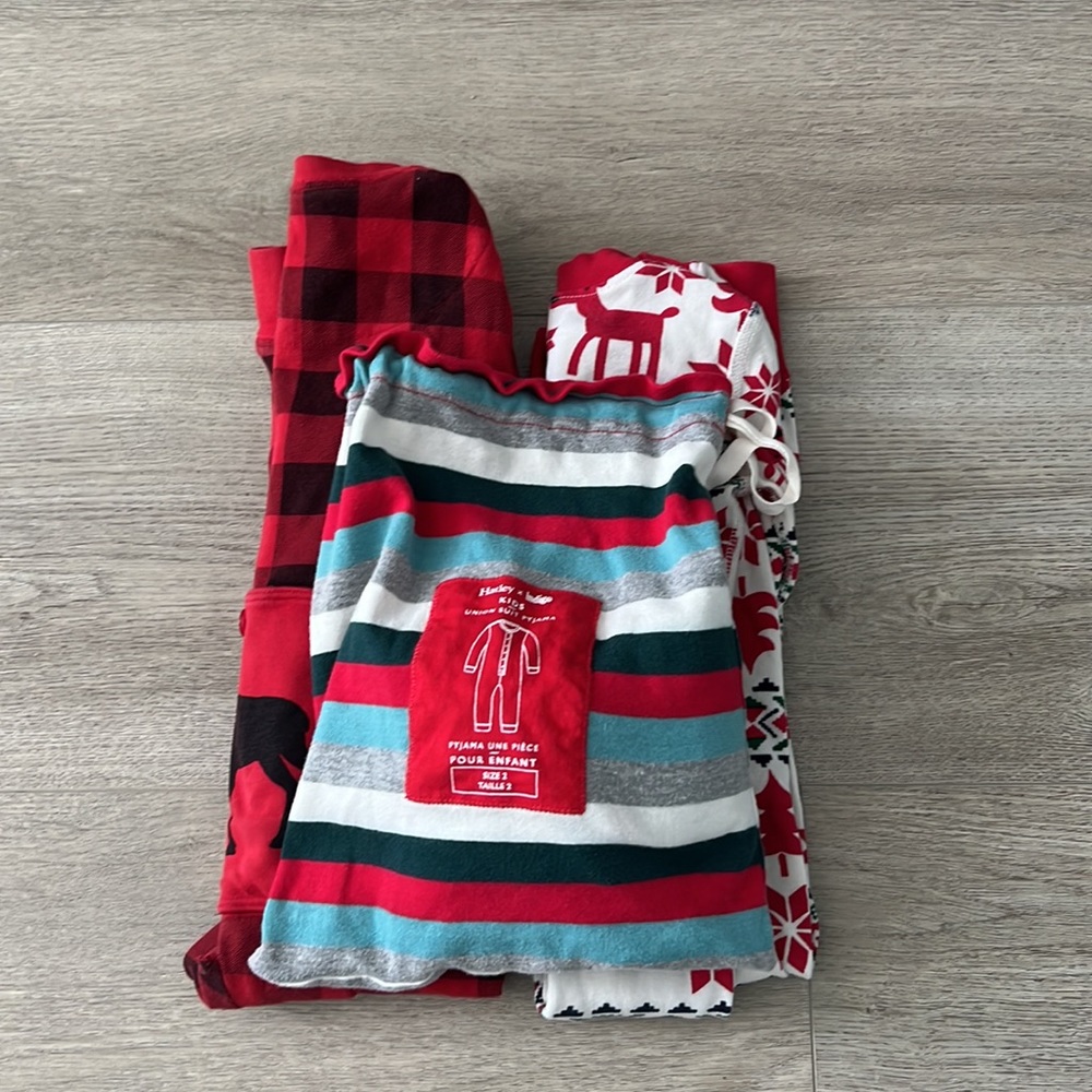3 Pairs Toddler Pajamas- 2T